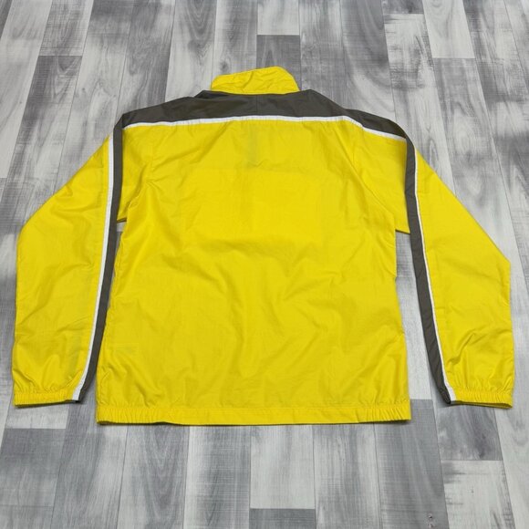✅SMALL Nike Windbreaker Jacket Yellow 90s Y2K 1/2 Zip Lightweight Packable Track - Picture 3 of 9
